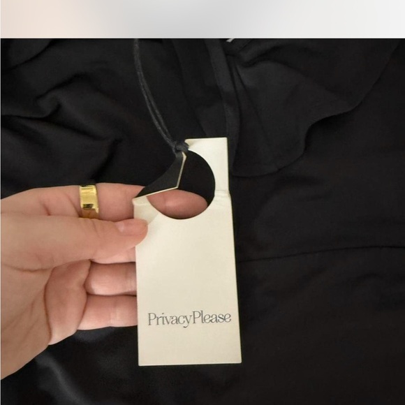 Privacy Please Black Ruffle Dress - Picture 6 of 6